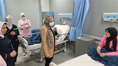 جولة ميدانية لمتابعة جودة الخدمات بمستشفى أمراض الجهاز التنفسي بالسويس