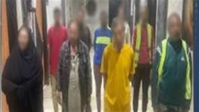 بينهم سيدتان و8 مسجلين خطر.. القبض على 10 أشخاص استغلوا الأطفال في التسول 