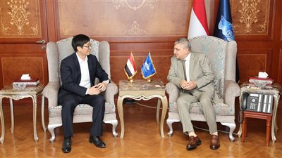 الفريق أسامة ربيع يبحث سبل التعاون مع نائب رئيس مجلس إدارة شركة تيدا مصر