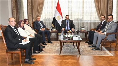 وزير الشباب والرياضة يلتقي رئيس الملكية الفكرية استعدادا لليوم العالمي الرياضة