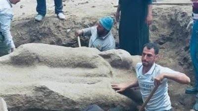 كنوز فرعونية جديدة بالشرقية.. تمثال ثنائي للملك رمسيس الثاني يلفت الأنظار