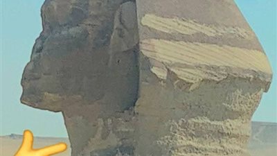 «أنقذوا أبوالهول».. الشماع: المياه الجوفية تظهر أمامه والرأس مهددة بالسقوط 