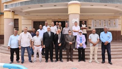 رئيس جامعة قنا يتفقد المبانى التعليمية تمهيدا لتركيب مصاعد كهربائية