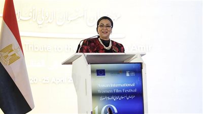 المستشارة أمل عمار تشارك في اللقاء الذي نظمه الاتحاد الأوروبي على هامش مهرجان 