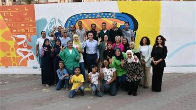 «القوى الناعمة» في أسوان.. تنفيذ جدارية فنية تعكس الهوية البصرية للمحافظة