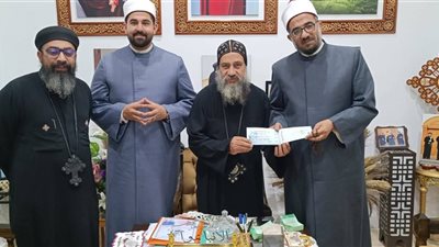 أسقف السويس يشارك في مشروع صكوك الأضاحي لوزارة الأوقاف المصرية