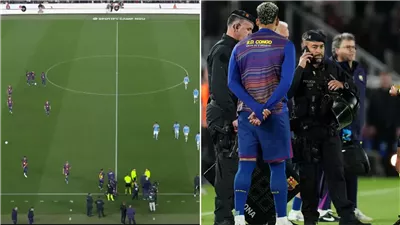 إيقاف مباراة برشلونة وسيلتا فيجو بسبب حالة طارئة في المدرجات