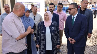 محافظ المنوفية يتفقد الأعمال الإنشائية لدار مناسبات بحي شرق 