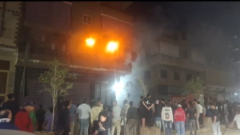 حريق شقة بشبرا الخيمة
