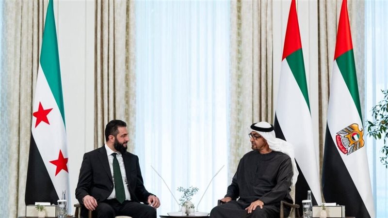 الشرع وبن زايد