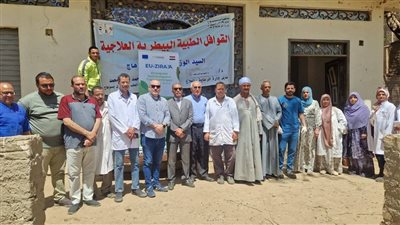 قوافل بيطرية مجانية بسوهاج.. فحص وعلاج 3150 حالة بمراكز طما والمراغة والمنشاة 