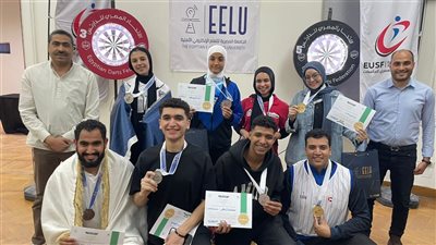منافسات قوية بين الطلاب في بطولة الدارتس بدوري الجامعات