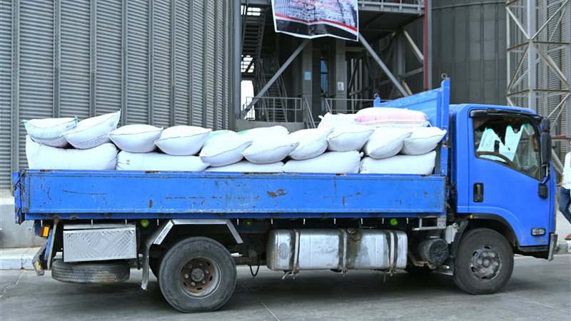 توريد 3884 طن قمح