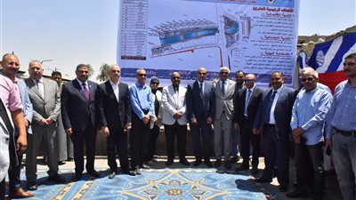 ضمن احتفالات أسيوط بعيدها القومي.. وضع حجر الأساس لتطوير مجمع مواقف نزلة عبد اللاه