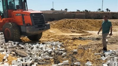 بنى سويف| إيقاف حالات بناء وإزالة تعديات ورفع إشغالات متنوعة 