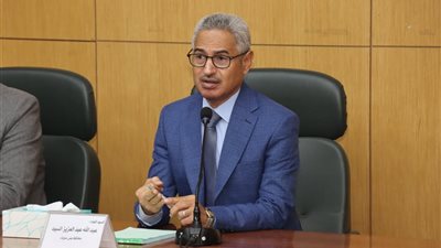 محافظ بنى سويف يشكر التنمية الصناعية بعد اكتمال محطة معالجة كوم أبو راضى 