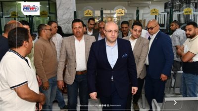 محافظ الفيوم يتفقد سير اللعمل بالمركز التكنولوجي بيوسف الصديق