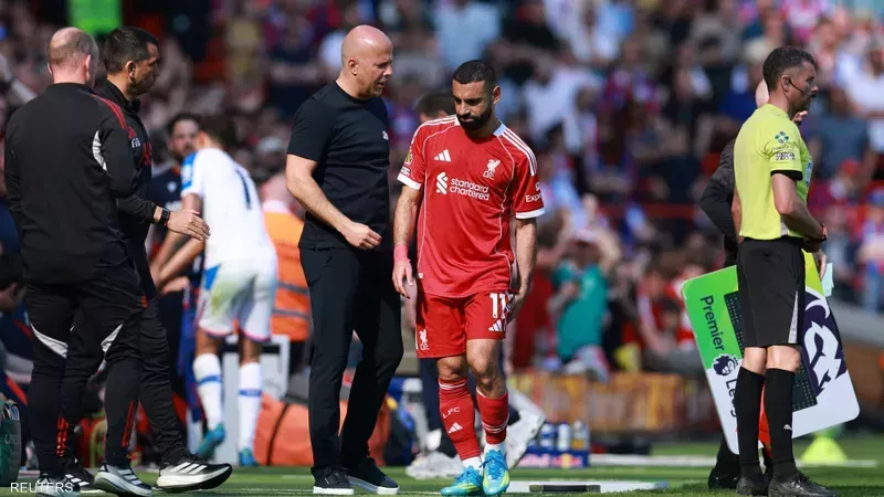 صلاح إصابة مع ليفربول