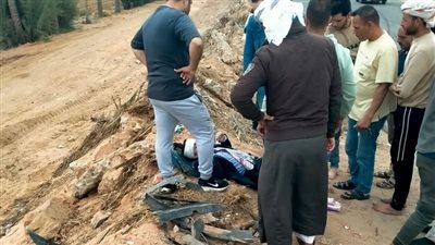 إصابة شاب في تصادم سيارة بالرصيف على طريق 36 الحربي بالتل الكبير
