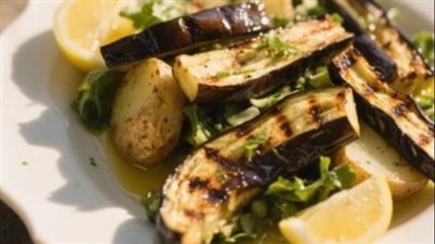     طريقة عمل سلطة الباذنجان المشوي والبطاطس بخطوات سهلة وسريعة