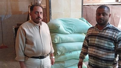 أسيوط تضبط 34 جوال دقيق مدعم قبل تهريبها للسوق السوداء