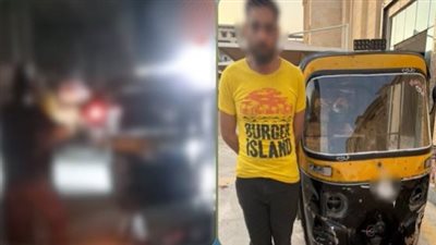 ضبط سائق توك توك يسير عكس الاتجاه في الجيزة بعد تداول فيديو