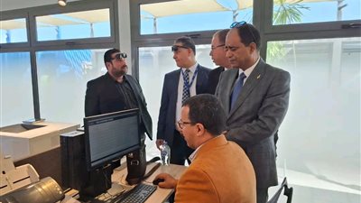 جمارك السخنة بدأت اليوم التشغيل التجريبي لمنظومة الصادر الجديدة المطورة 
