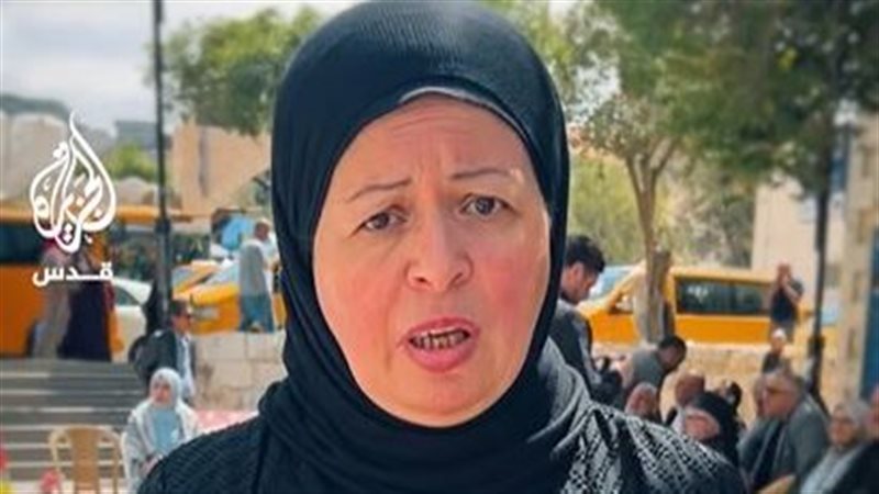 والدة أسير فلسطيني