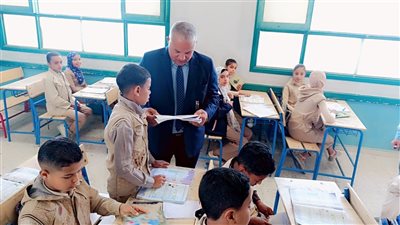 جولة ميدانية لوكيل تعليم الفيوم بمدارس إدارة طامية لمتابعة سير العملية 