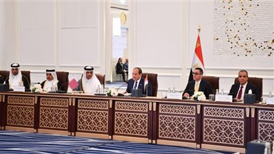 الرئيس السيسي يصل إلى مقر الديوان الأميري القطري ضمن مراسم استقبال رسمية