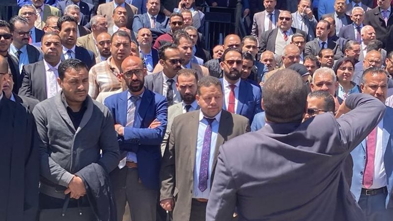 جانب من انتفاضة محامو