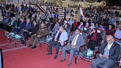 محافظ سوهاج يشهد فعاليات احتفالية العيد القومي بالمسرح الروماني 