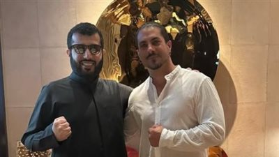 المستشار تركي آل الشيخ يلتقي بالفنان ومتخصص المكياج mike marino 