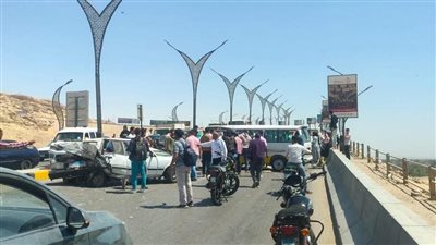 إصابة 4 أشخاص إثر حادث تصادم ميكروباص وملاكي في المنيا