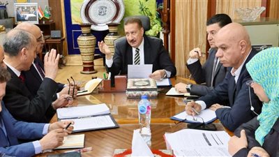 محافظ المنوفية يشدد على ضرورة المتابعة اليومية لمنظومة النظافة