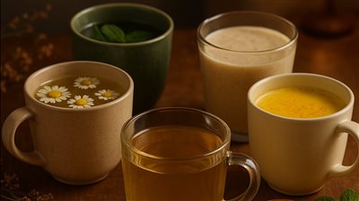 من لبان الذكر إلى شاي البابونج.. أفضل مشروبات صحية لتقليل التوتر 