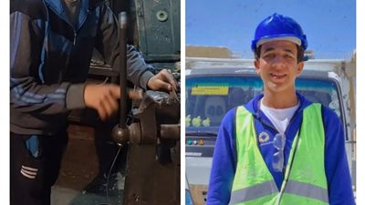 منشد وحداد وطالب ثانوي فني.. الشاب عمر قصة كفاح بين الأمل والطموح والموهبة 