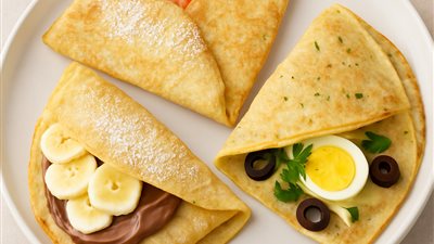 من الحلو إلى الحادق.. 8 أفكار مبتكرة لتحضير الكريب الفرنسي بخطوات بسيطه