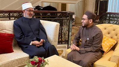 لبحث التعاون المشترك.. نظير عياد يلتقي مفتي سنغافورة 