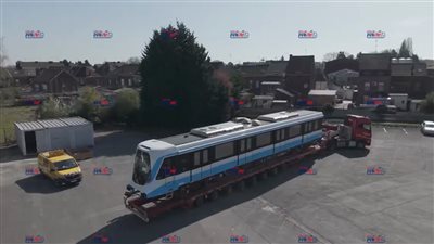 الصور الأولى لتوريد أول قطار جديد للعمل على الخط الأول لمترو الأنفاق |خاص