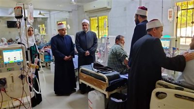 ضمن مبادرة مودة ورحمة.. وفد من إدارة طامية يزور المستشفى المركزي 