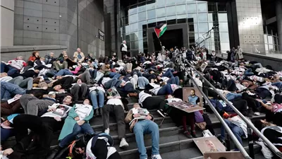 تظاهرات في باريس ومرسيليا تندد بمجازر غزة وتطالب بحماية الصحفيين