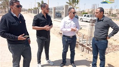 رئيس جهاز القرى السياحية يتابع تطوير منطقة الشانزليزيه وازدواج طريق مارينا