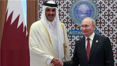  أمير قطر يصل إلى موسكو لبحث الملفات الدولية الساخنة