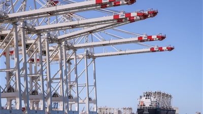 10 أوناش عملاقة تنضم لمحطة حاويات «تحيا مصر 1» بميناء دمياط