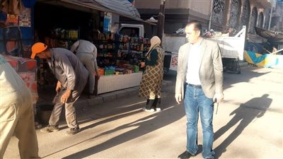 تنظيف وتأمين وصيانة الإنارة بمحيط الكنائس بمركز الشهداء في المنوفية |صور