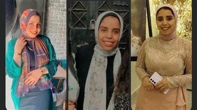 راحوا في غمضة عين .. مصرع 3 فتيات يعملن بالبنك الآهلي في حادث مروري بأسيوط