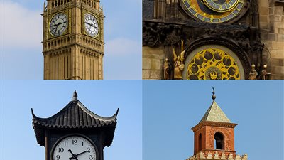 أشهر وأغرب الساعات حول العالم.. بين العبقرية والغموض وساعة تدور عكس الزمان