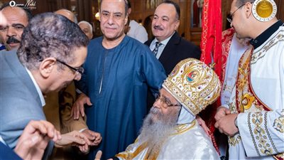 «الشعب الجمهوري» بالفيوم يزور كنيسة مار جرجس لتهنئة الأقباط بعيد القيامة