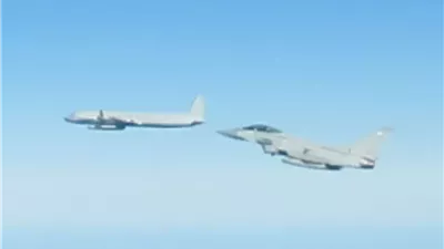 للدفاع عن الناتو.. سلاح الجو الملكي البريطاني يعترض طائرات تجسس روسية